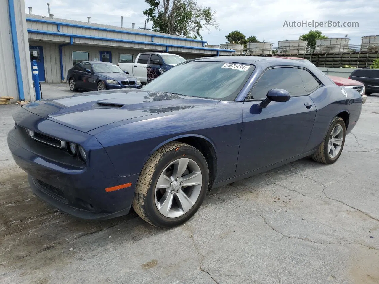 2016 Dodge Challenger Sxt Blue vin: 2C3CDZAG0GH264492