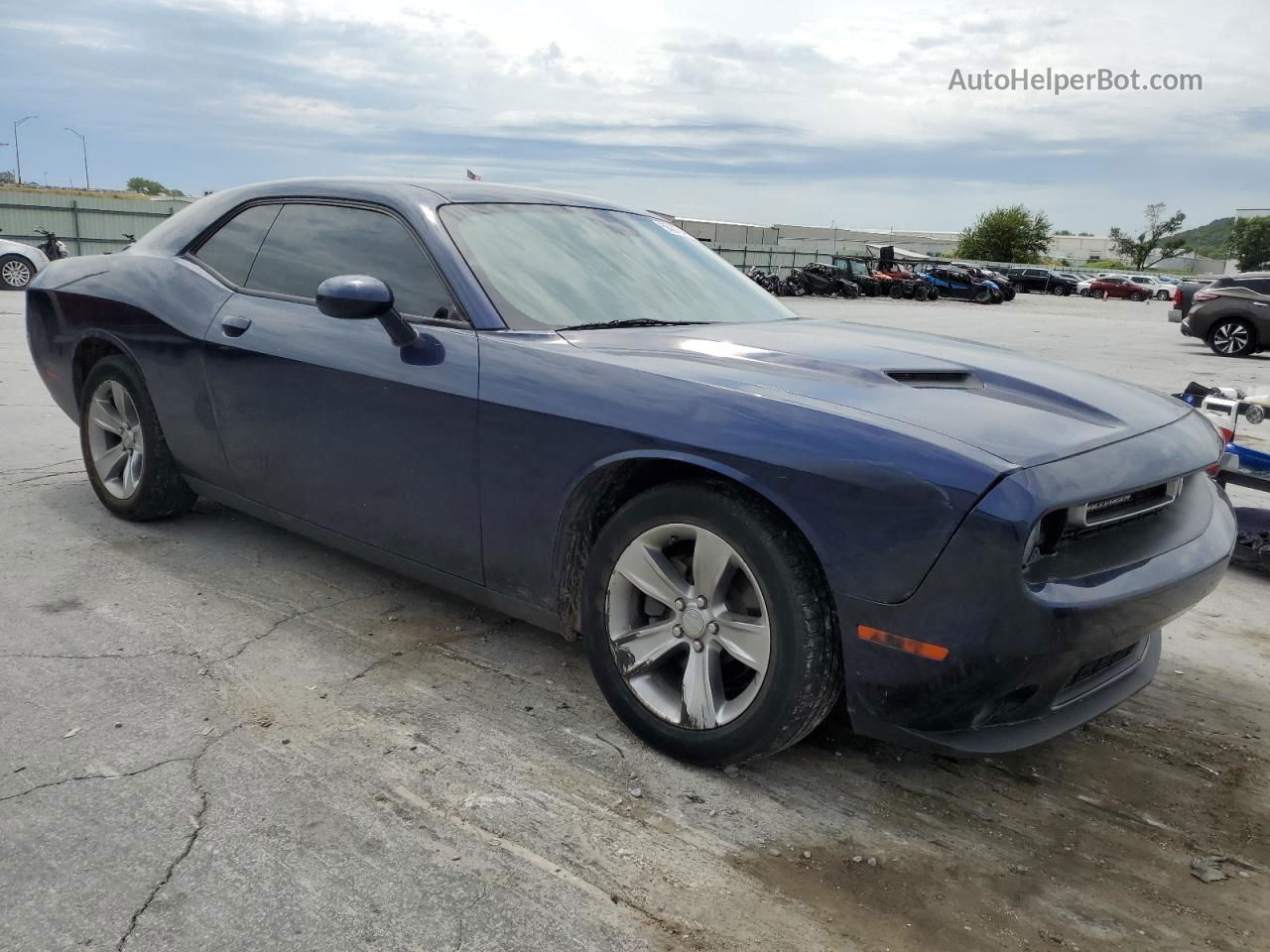 2016 Dodge Challenger Sxt Blue vin: 2C3CDZAG0GH264492