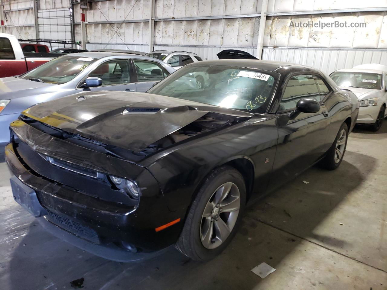 2016 Dodge Challenger Sxt Black vin: 2C3CDZAG0GH284094