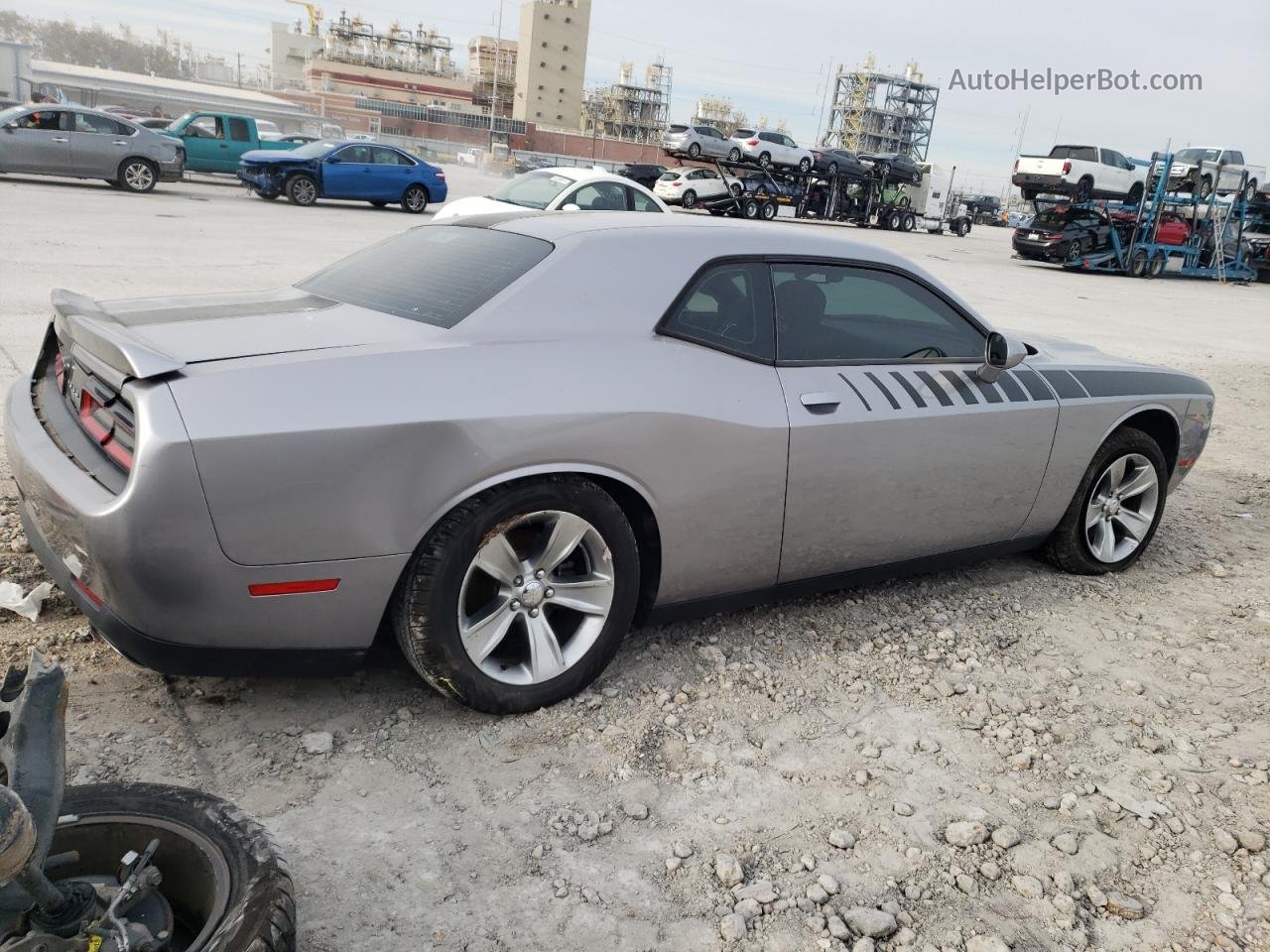 2016 Dodge Challenger Sxt Silver vin: 2C3CDZAG0GH317319