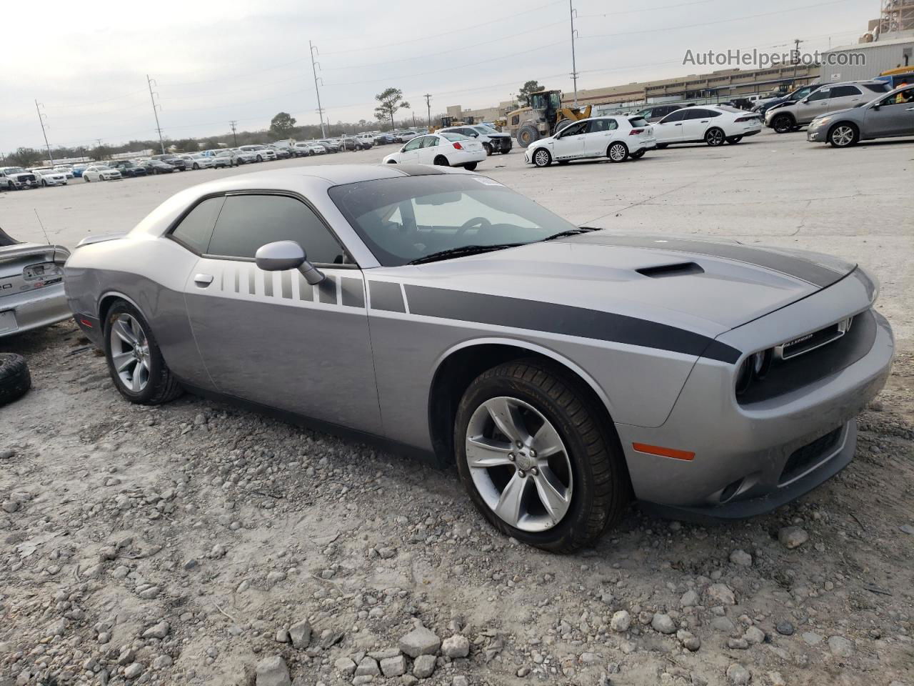 2016 Dodge Challenger Sxt Silver vin: 2C3CDZAG0GH317319