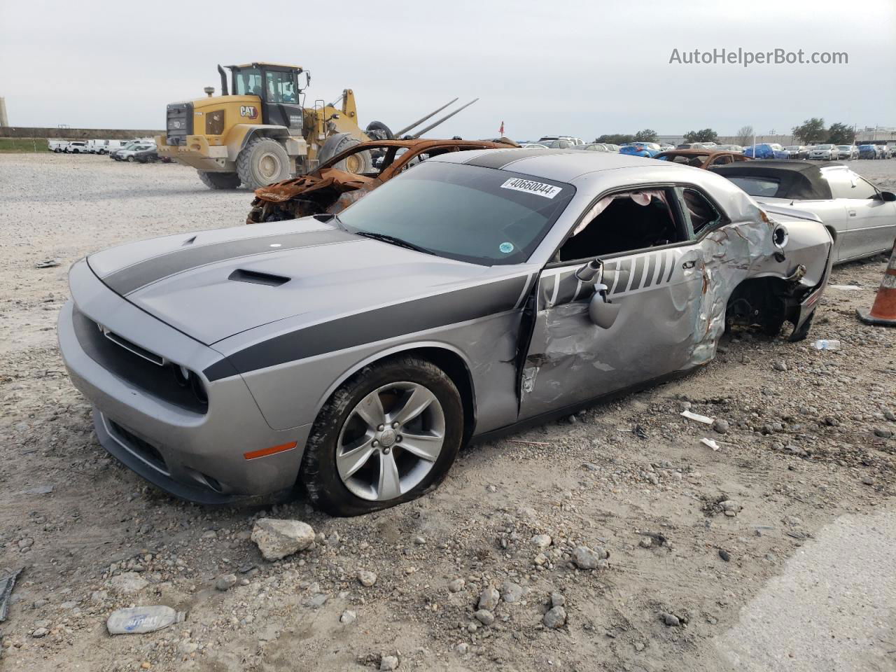 2016 Dodge Challenger Sxt Silver vin: 2C3CDZAG0GH317319