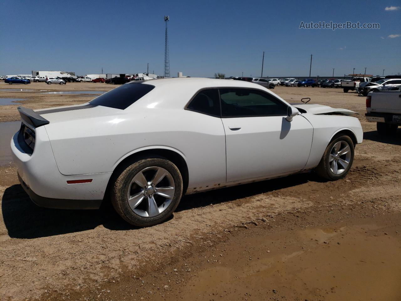 2016 Dodge Challenger Sxt White vin: 2C3CDZAG0GH331480