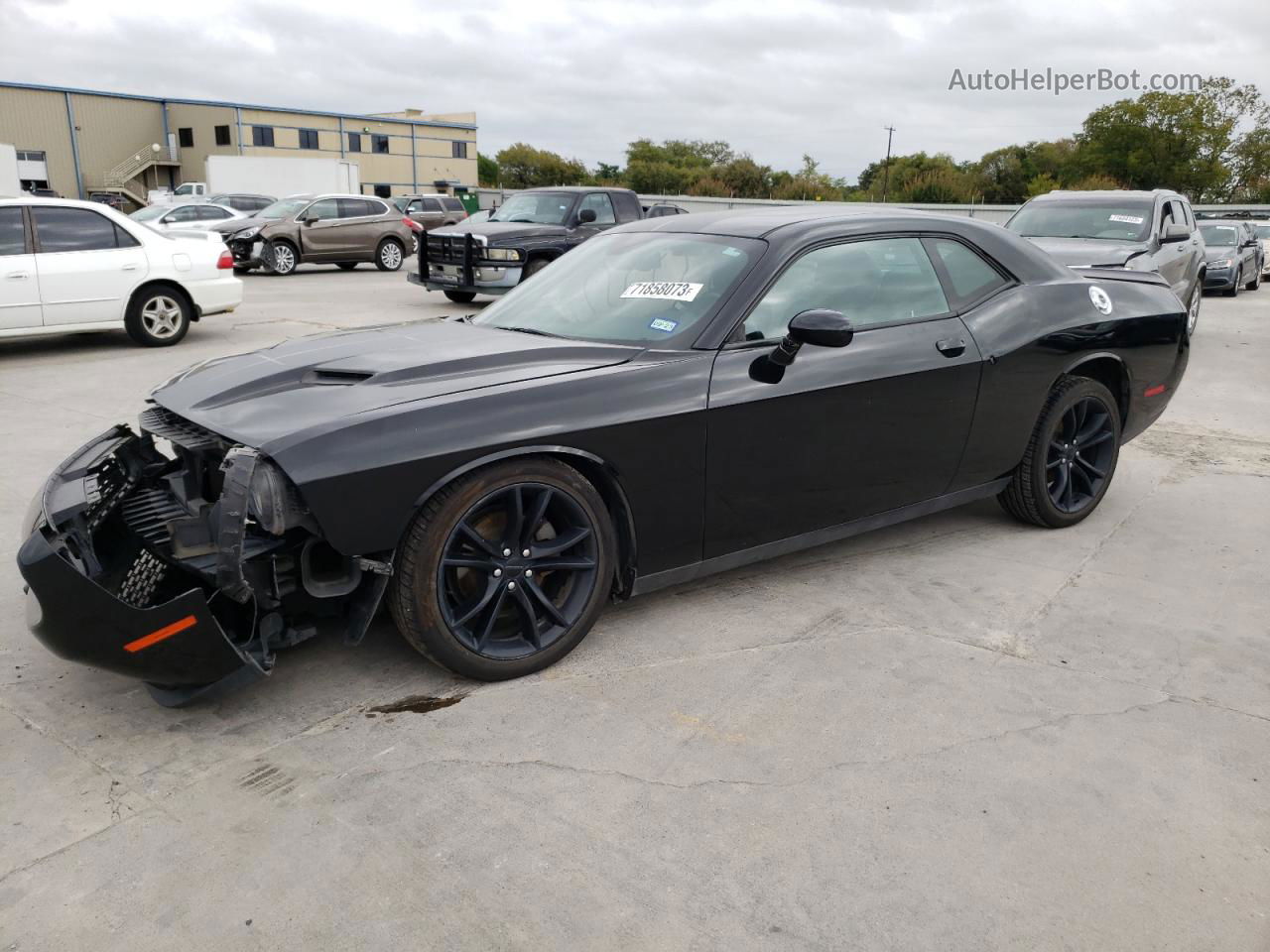 2016 Dodge Challenger Sxt Black vin: 2C3CDZAG0GH358775