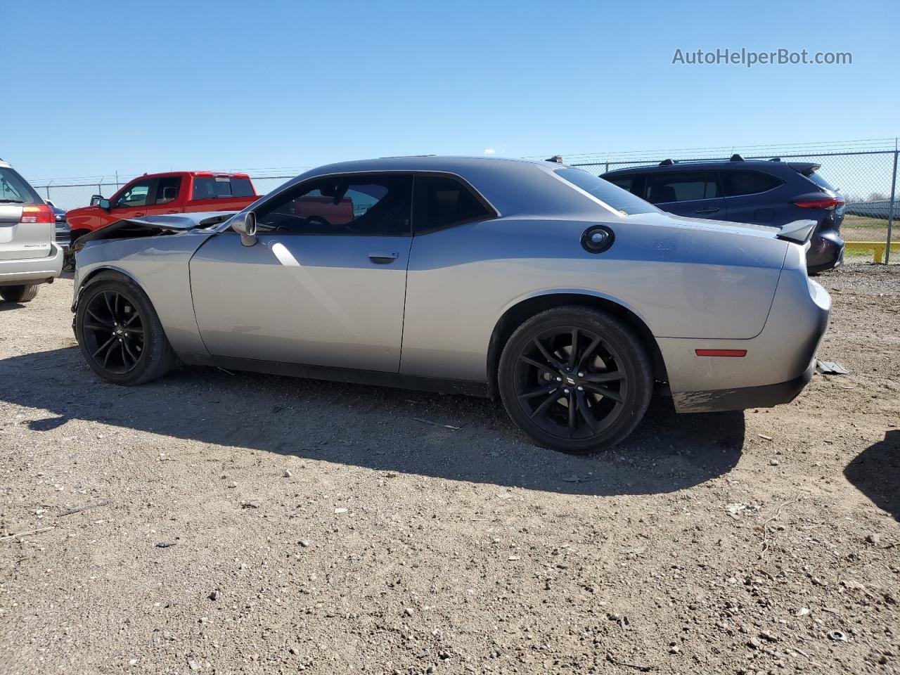 2017 Dodge Challenger Sxt Gray vin: 2C3CDZAG0HH535956