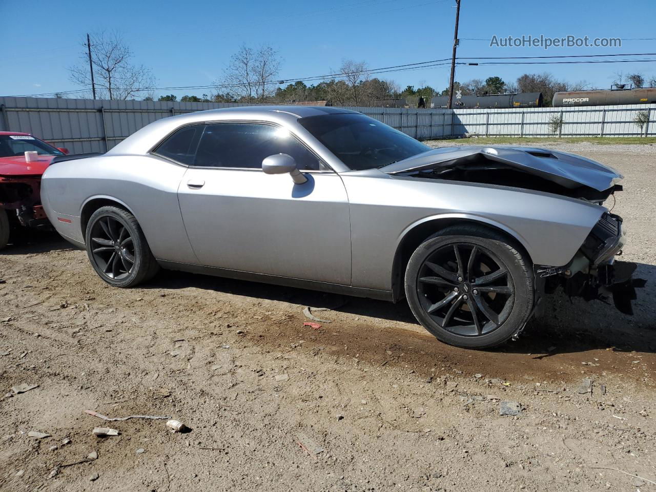 2017 Dodge Challenger Sxt Gray vin: 2C3CDZAG0HH535956