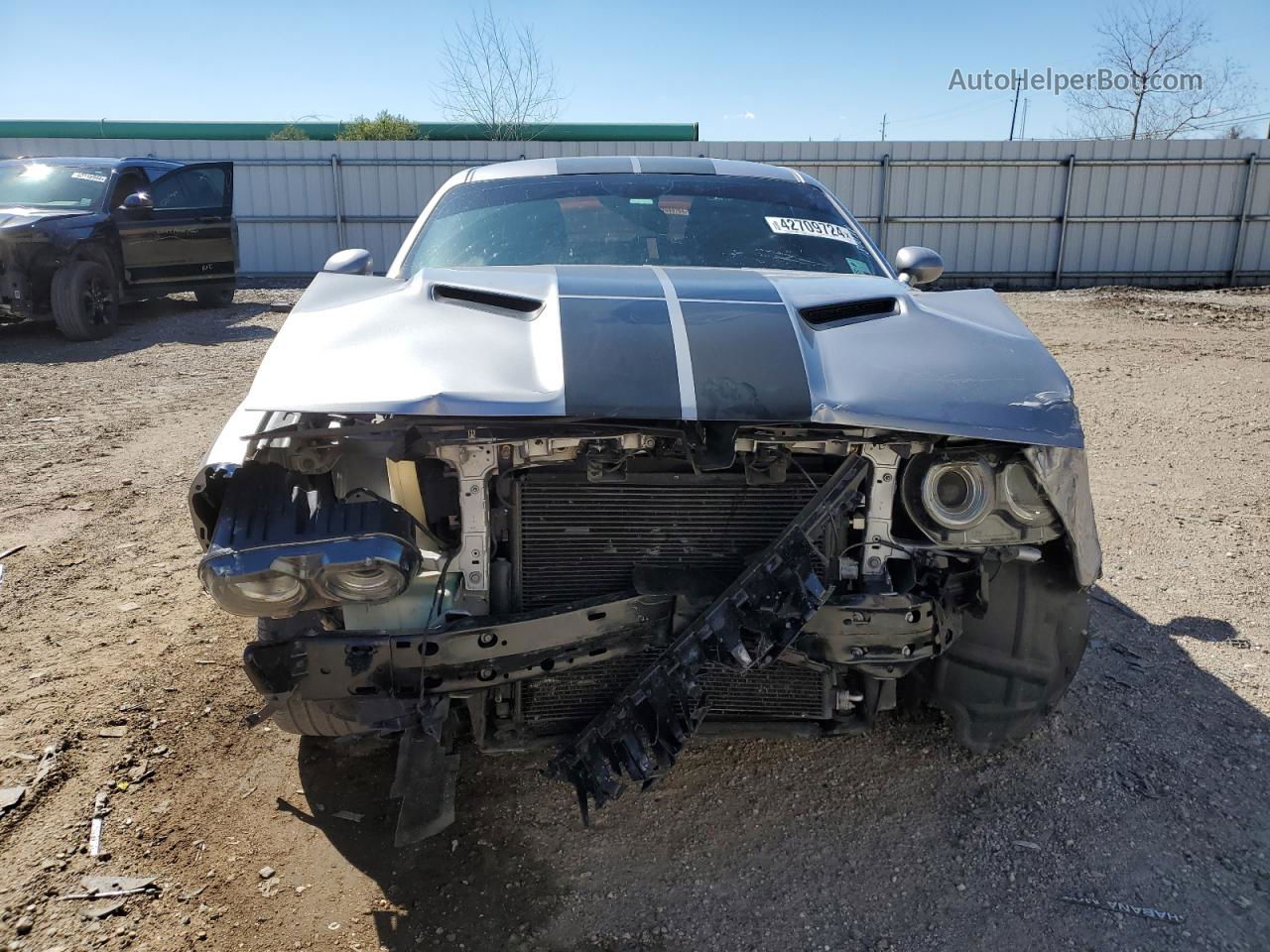 2017 Dodge Challenger Sxt Gray vin: 2C3CDZAG0HH535956