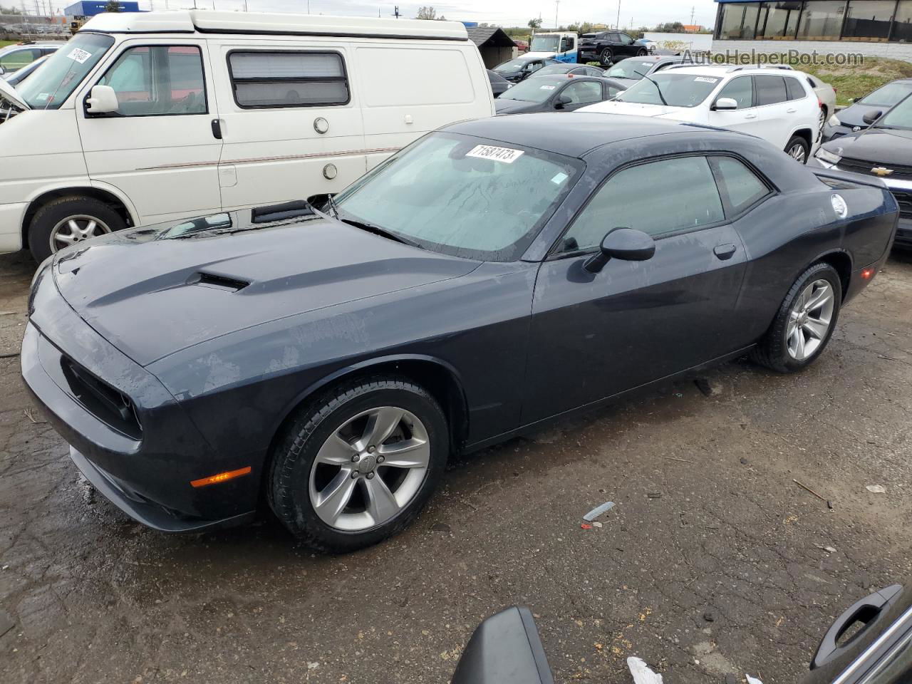 2017 Dodge Challenger Sxt Серый vin: 2C3CDZAG0HH578435