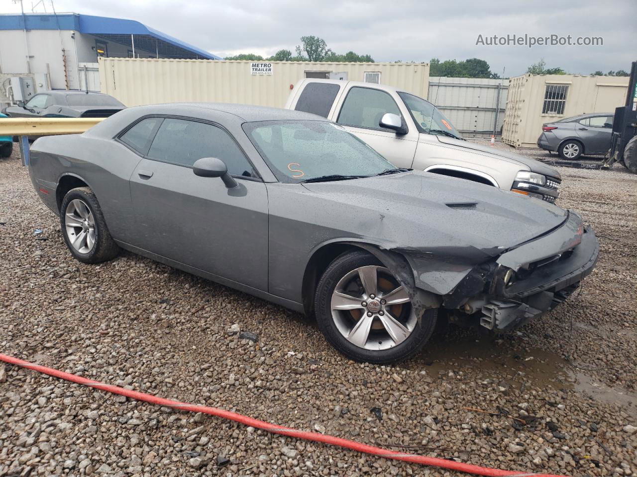 2017 Dodge Challenger Sxt Угольный vin: 2C3CDZAG0HH587183