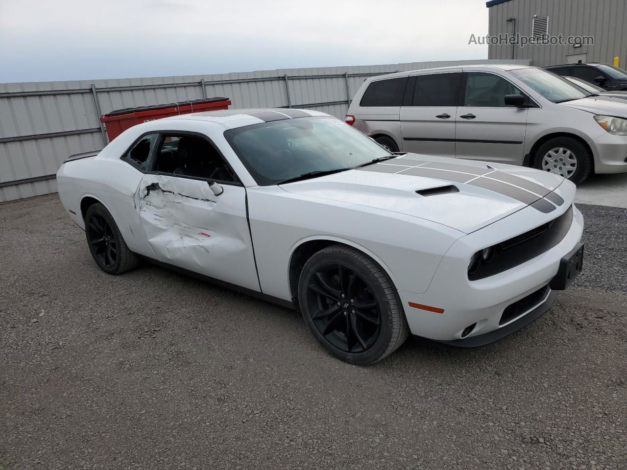 2017 Dodge Challenger Sxt White vin: 2C3CDZAG0HH619307