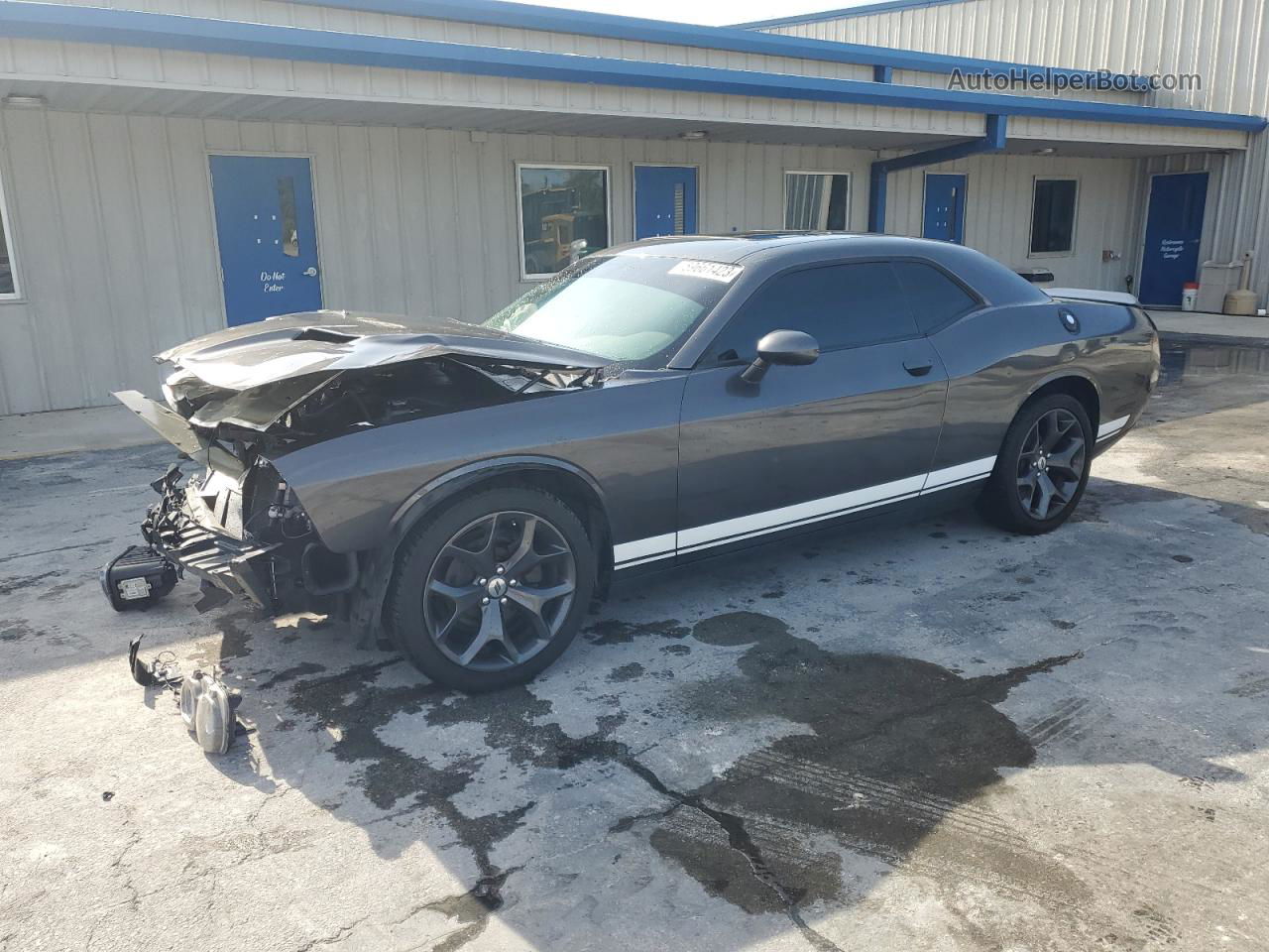 2017 Dodge Challenger Sxt Gray vin: 2C3CDZAG0HH634051