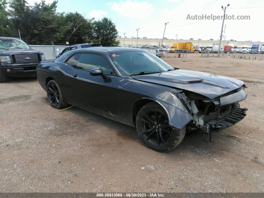 2018 Dodge Challenger Sxt Black vin: 2C3CDZAG0JH120609