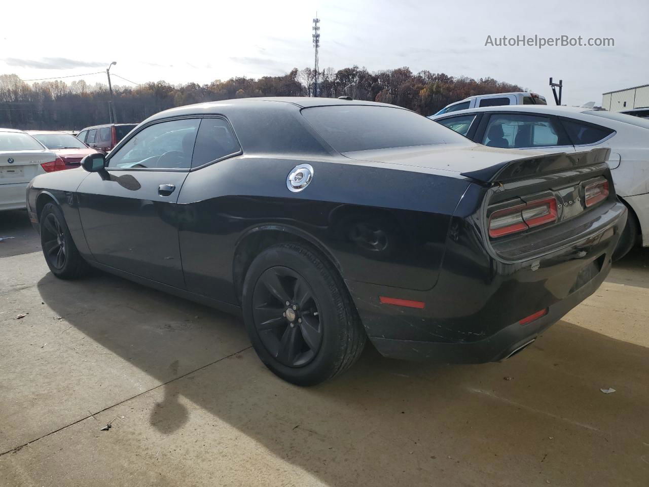 2018 Dodge Challenger Sxt Черный vin: 2C3CDZAG0JH127818