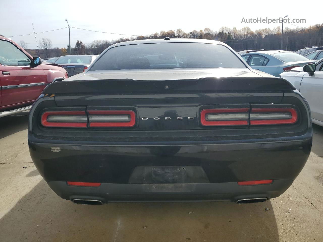 2018 Dodge Challenger Sxt Черный vin: 2C3CDZAG0JH127818