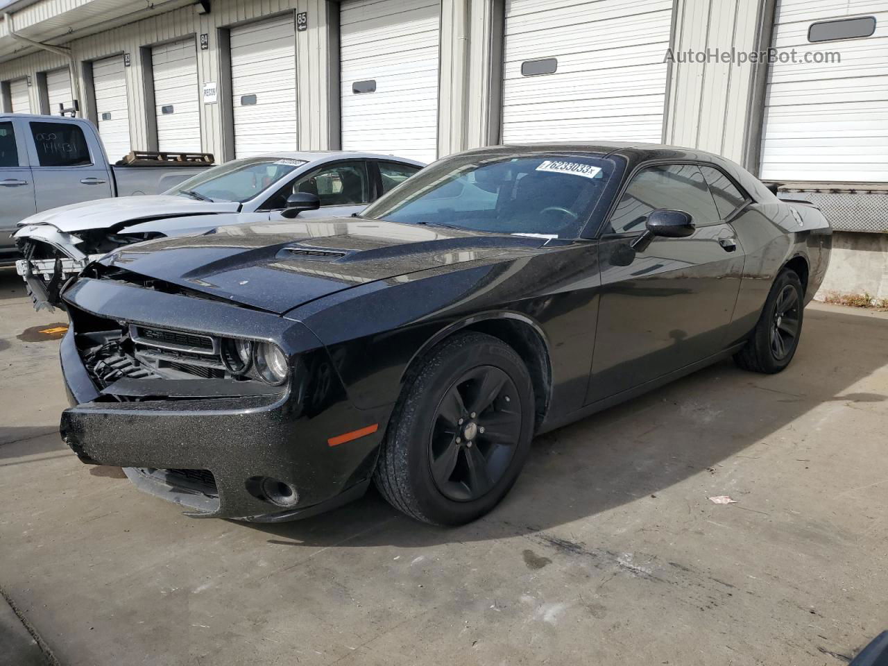 2018 Dodge Challenger Sxt Черный vin: 2C3CDZAG0JH127818