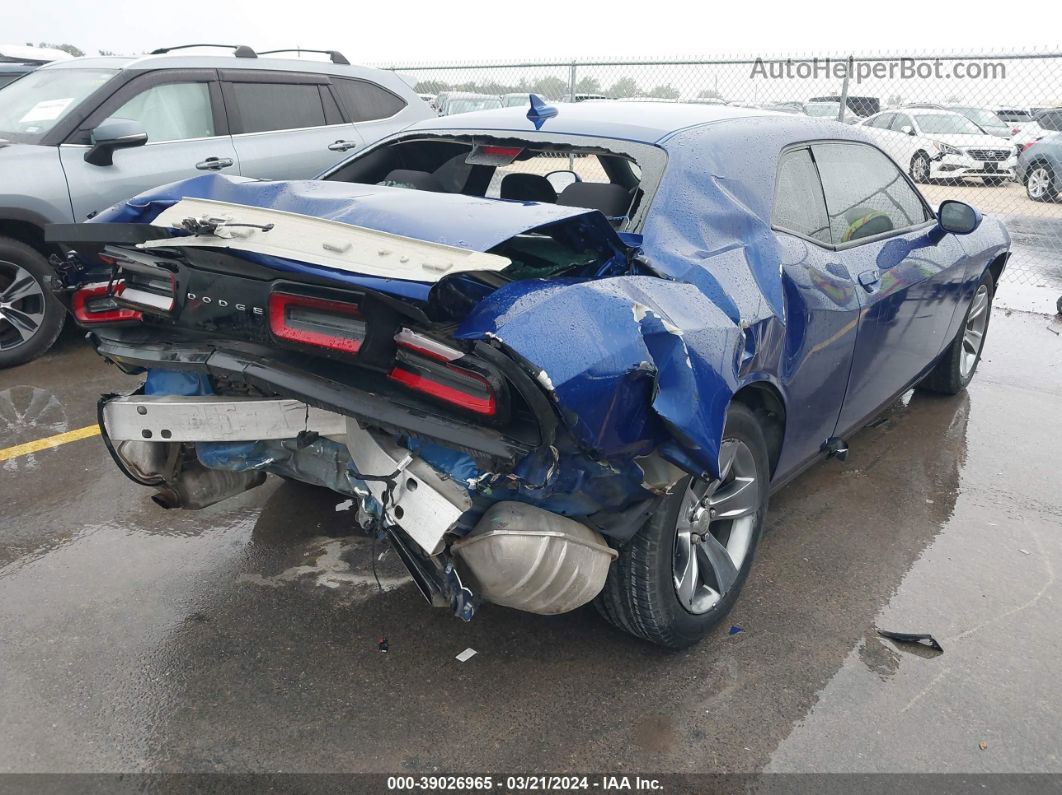 2018 Dodge Challenger Sxt Blue vin: 2C3CDZAG0JH199585