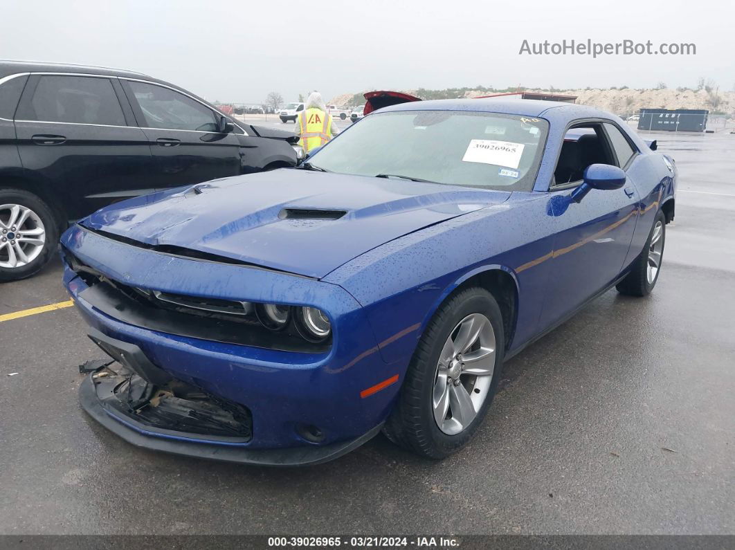 2018 Dodge Challenger Sxt Blue vin: 2C3CDZAG0JH199585