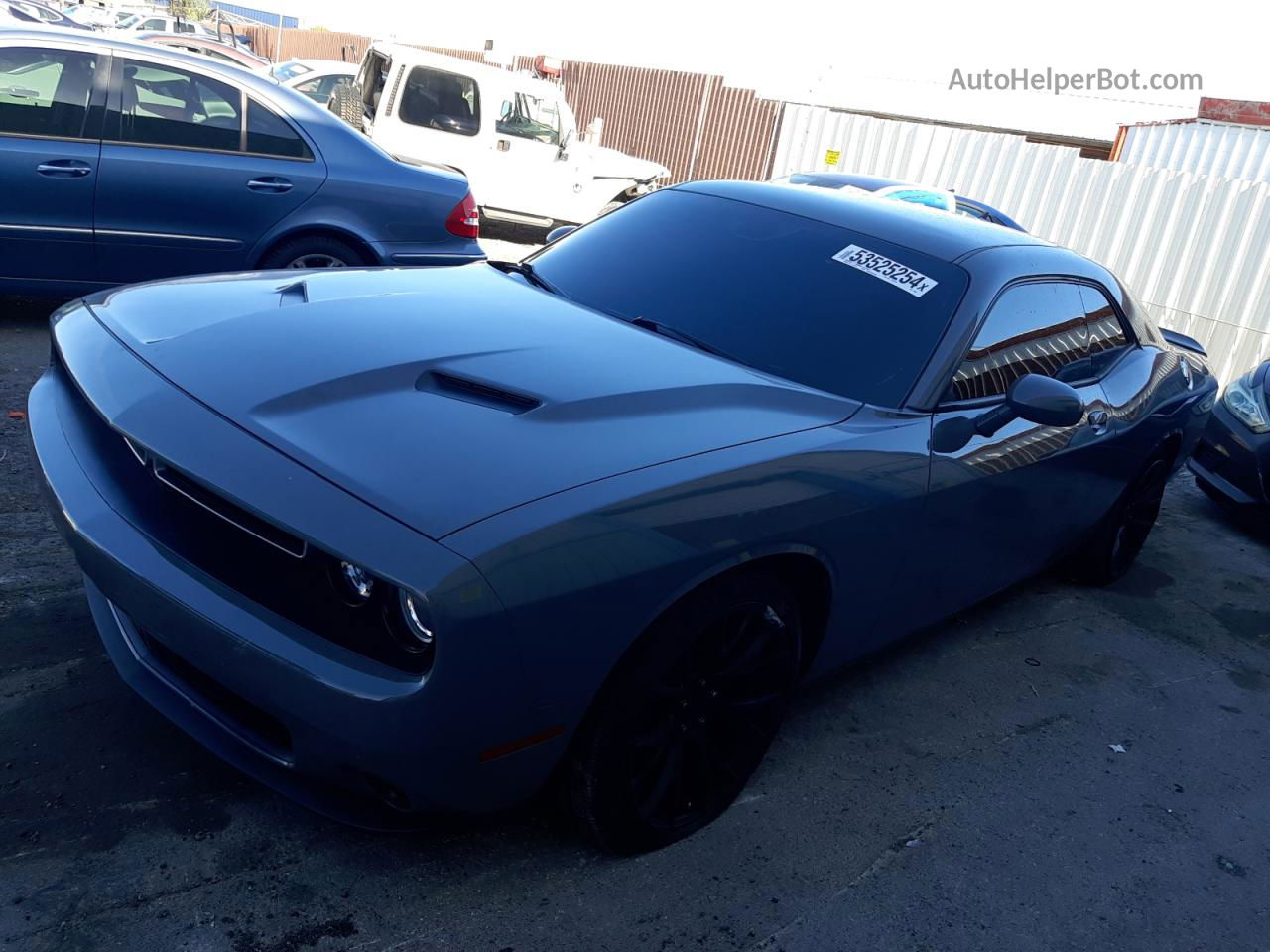 2018 Dodge Challenger Sxt Gray vin: 2C3CDZAG0JH199621