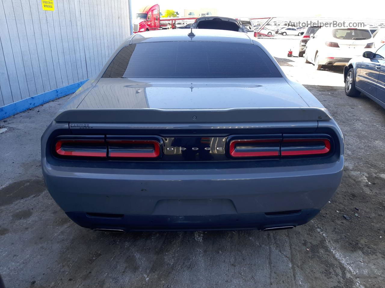 2018 Dodge Challenger Sxt Gray vin: 2C3CDZAG0JH199621