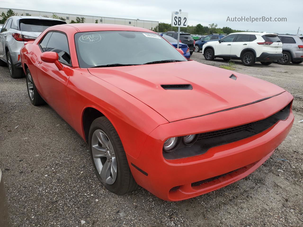 2018 Dodge Challenger Sxt Red vin: 2C3CDZAG0JH294955