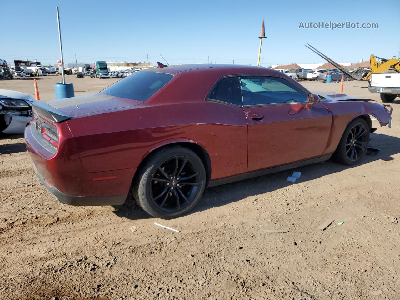 2018 Dodge Challenger Sxt Красный vin: 2C3CDZAG0JH298407