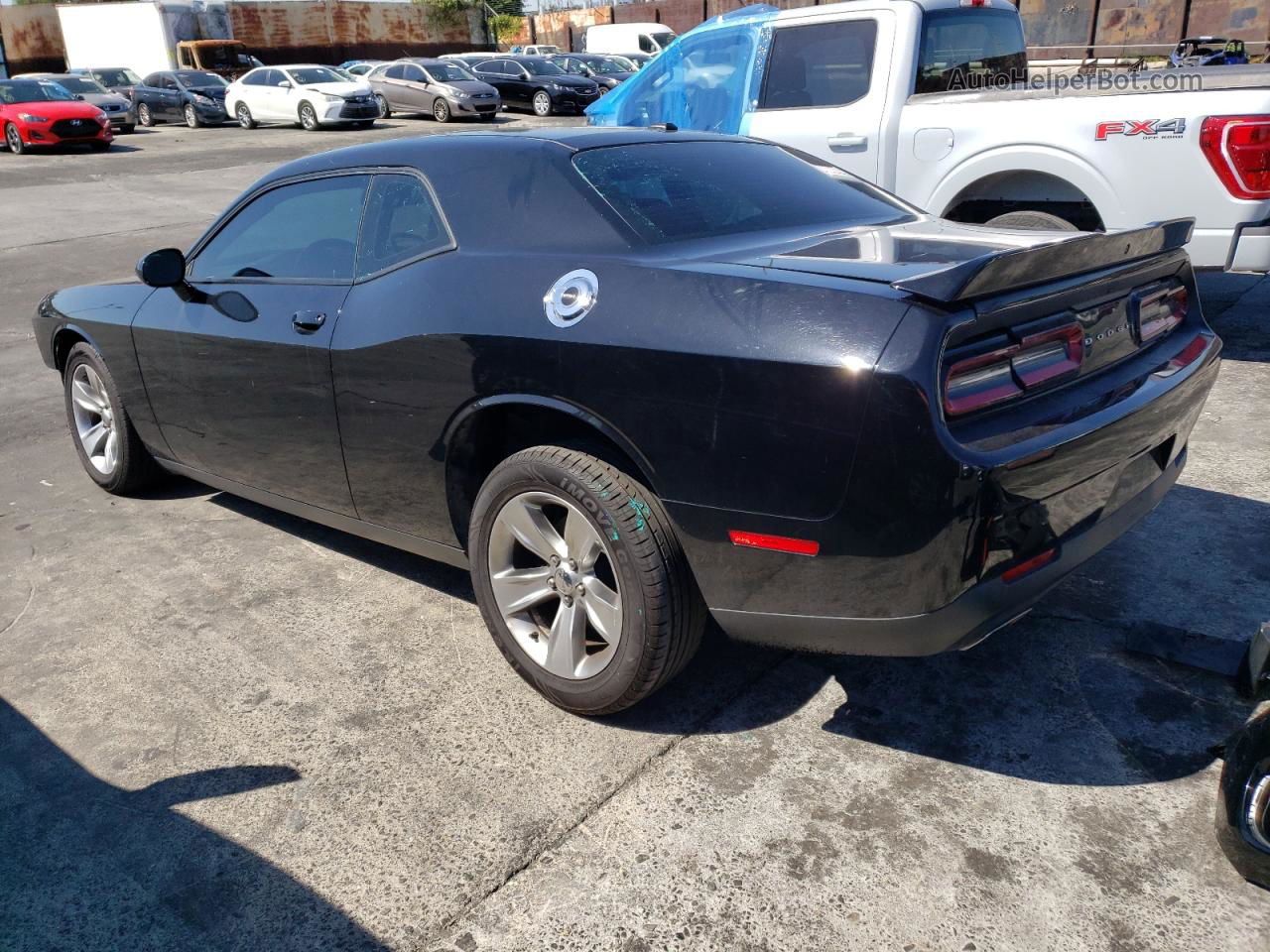 2018 Dodge Challenger Sxt Черный vin: 2C3CDZAG0JH302908