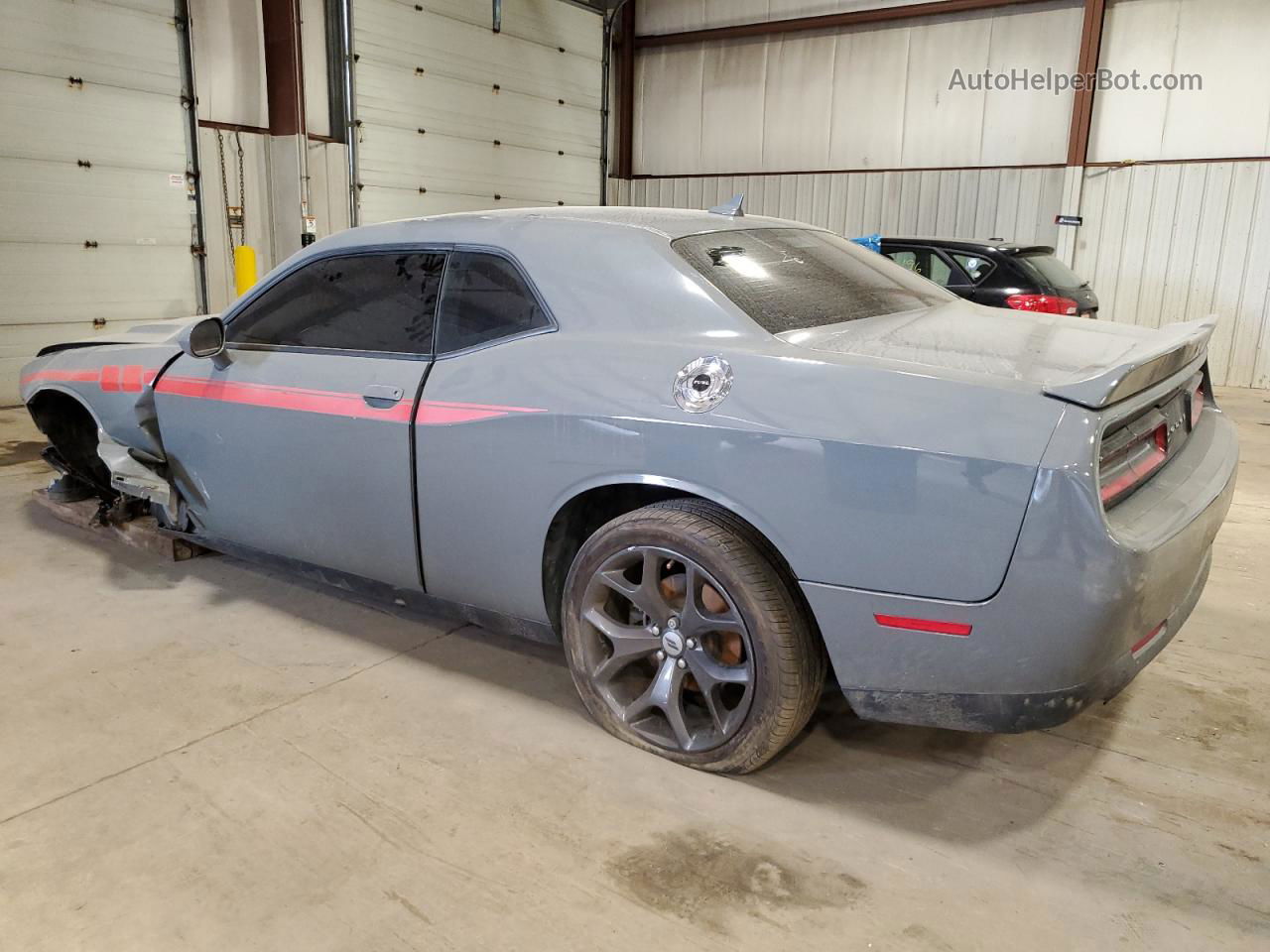 2018 Dodge Challenger Sxt Gray vin: 2C3CDZAG0JH331258