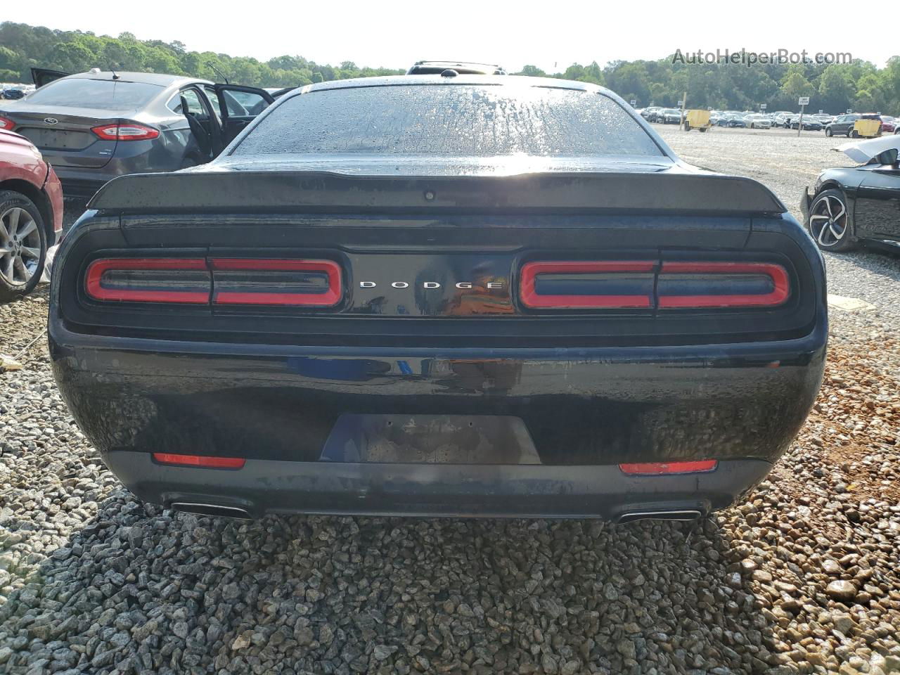 2018 Dodge Challenger Sxt Black vin: 2C3CDZAG0JH339215