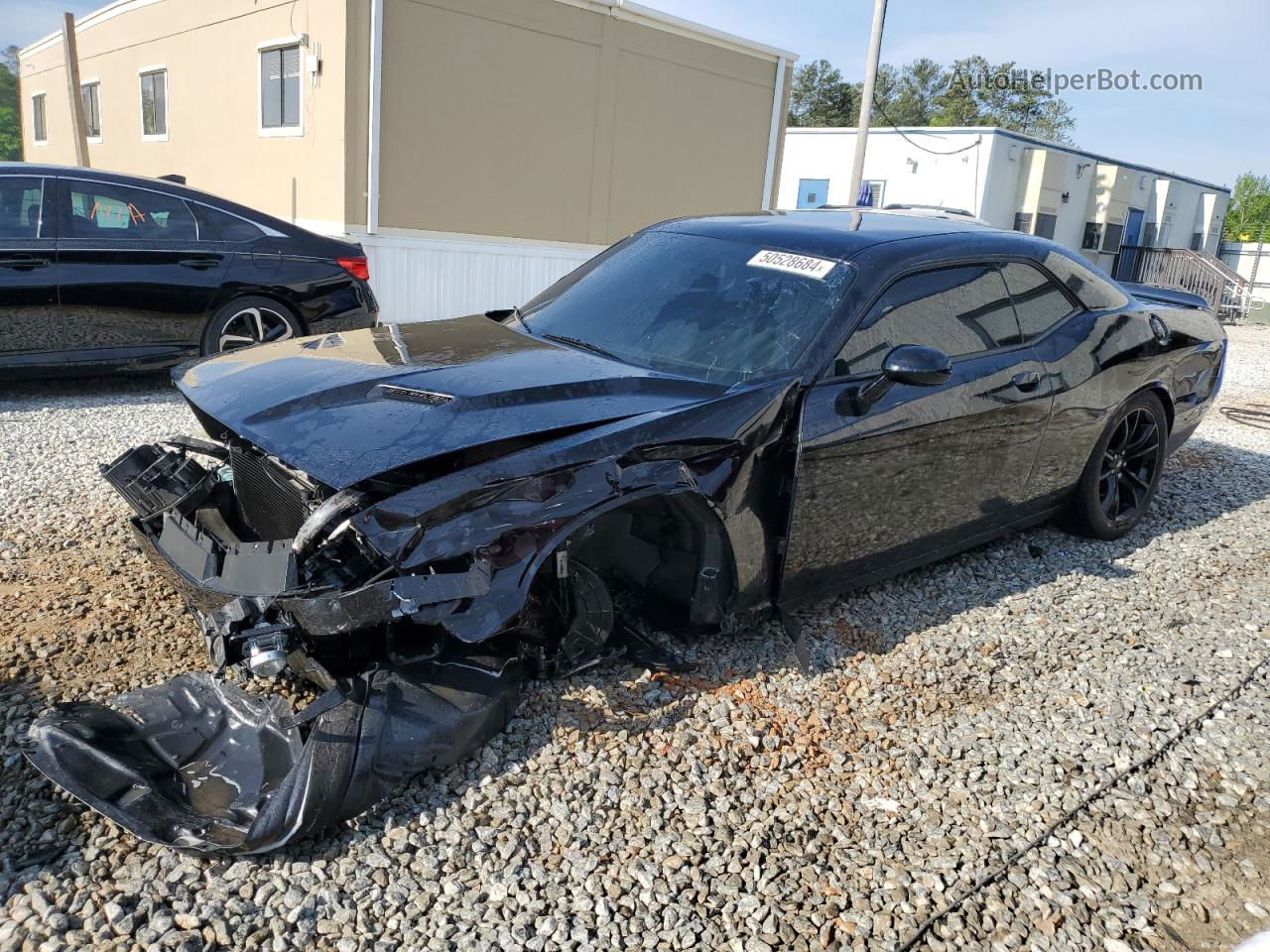 2018 Dodge Challenger Sxt Черный vin: 2C3CDZAG0JH339215