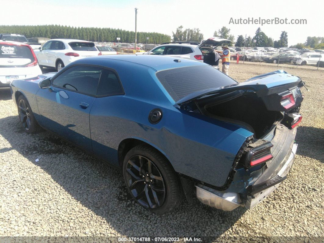 2022 Dodge Challenger Sxt Blue vin: 2C3CDZAG0NH155995