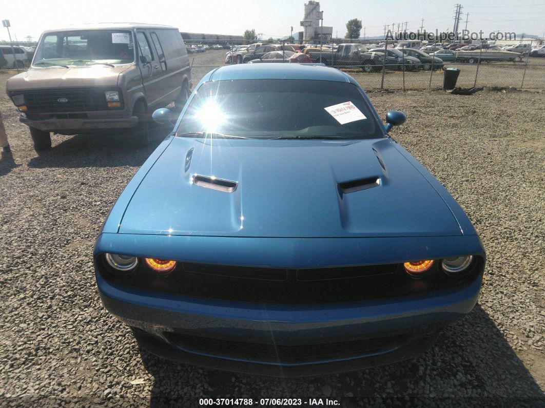 2022 Dodge Challenger Sxt Blue vin: 2C3CDZAG0NH155995