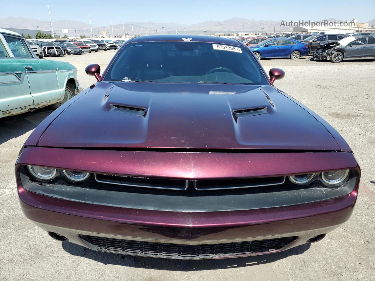 2015 Dodge Challenger Sxt Purple vin: 2C3CDZAG1FH720868