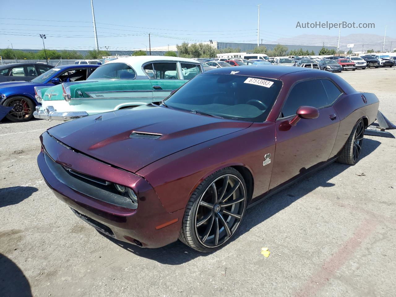 2015 Dodge Challenger Sxt Purple vin: 2C3CDZAG1FH720868