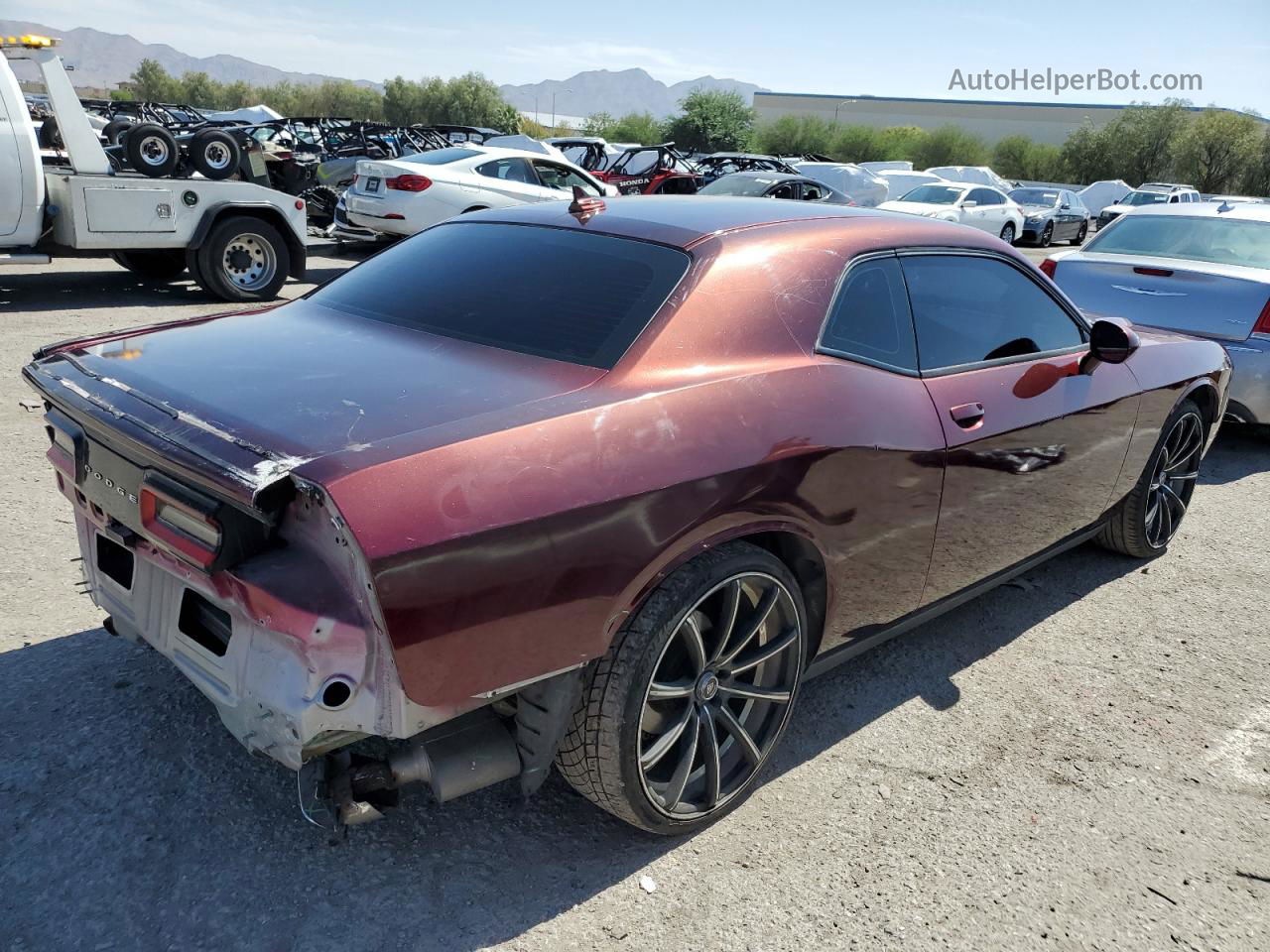 2015 Dodge Challenger Sxt Purple vin: 2C3CDZAG1FH720868