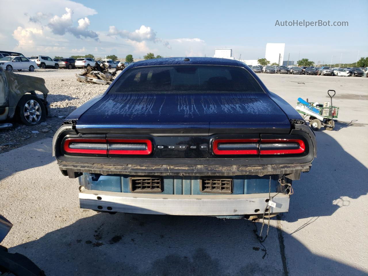 2015 Dodge Challenger Sxt Blue vin: 2C3CDZAG1FH789270