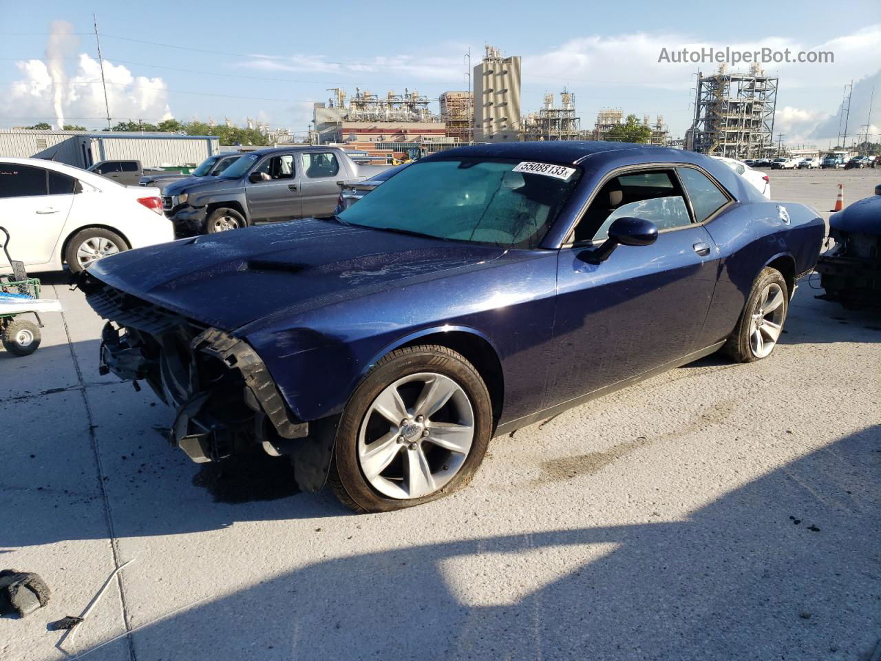 2015 Dodge Challenger Sxt Blue vin: 2C3CDZAG1FH789270