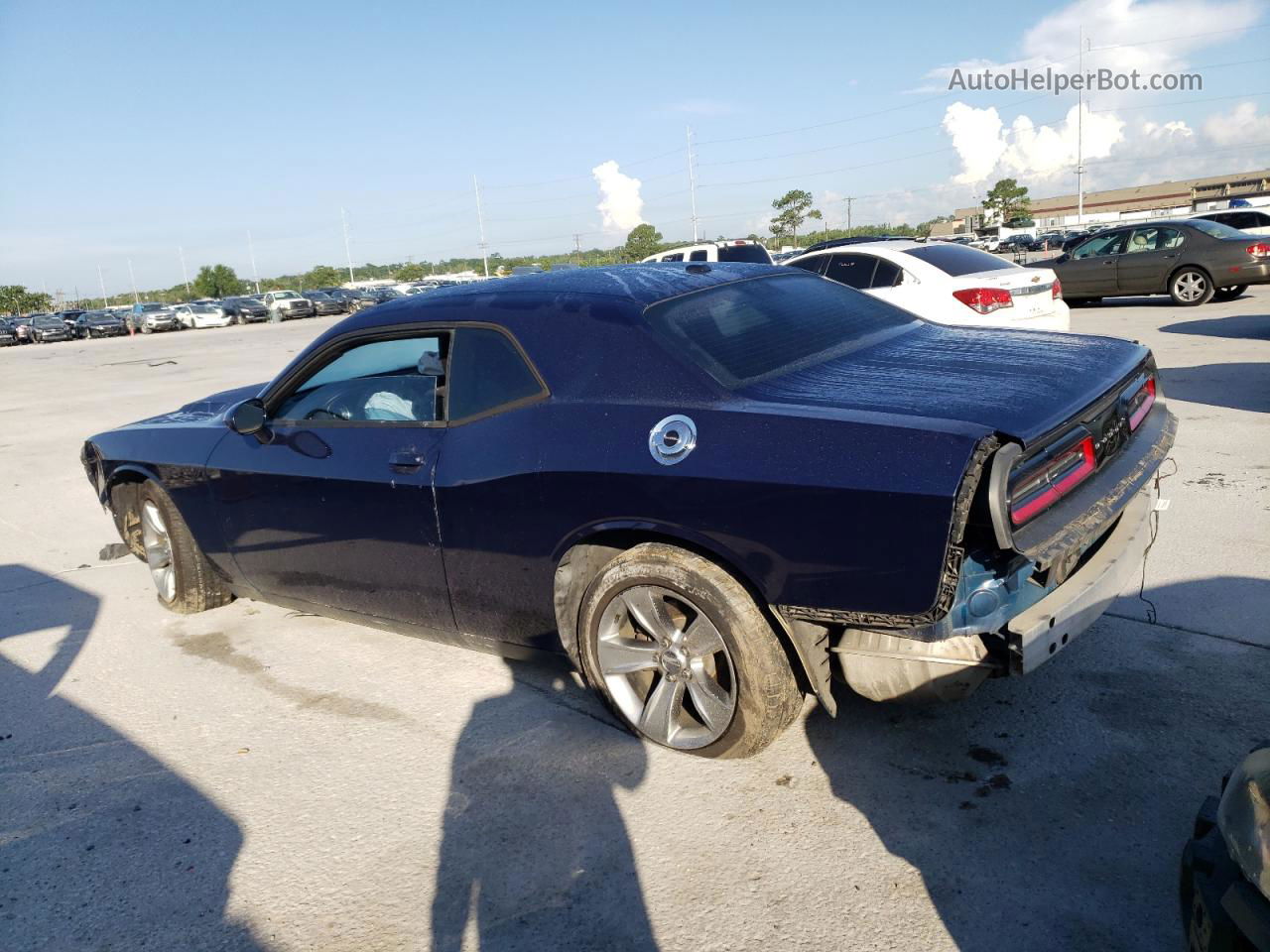 2015 Dodge Challenger Sxt Blue vin: 2C3CDZAG1FH789270