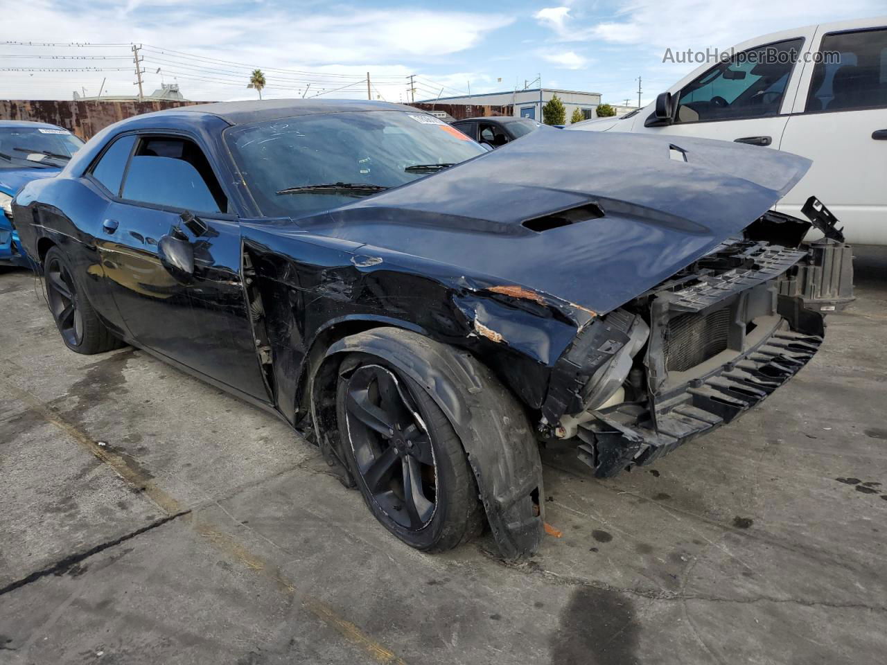 2015 Dodge Challenger Sxt Black vin: 2C3CDZAG1FH839245