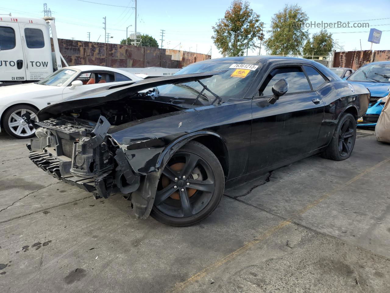 2015 Dodge Challenger Sxt Black vin: 2C3CDZAG1FH839245