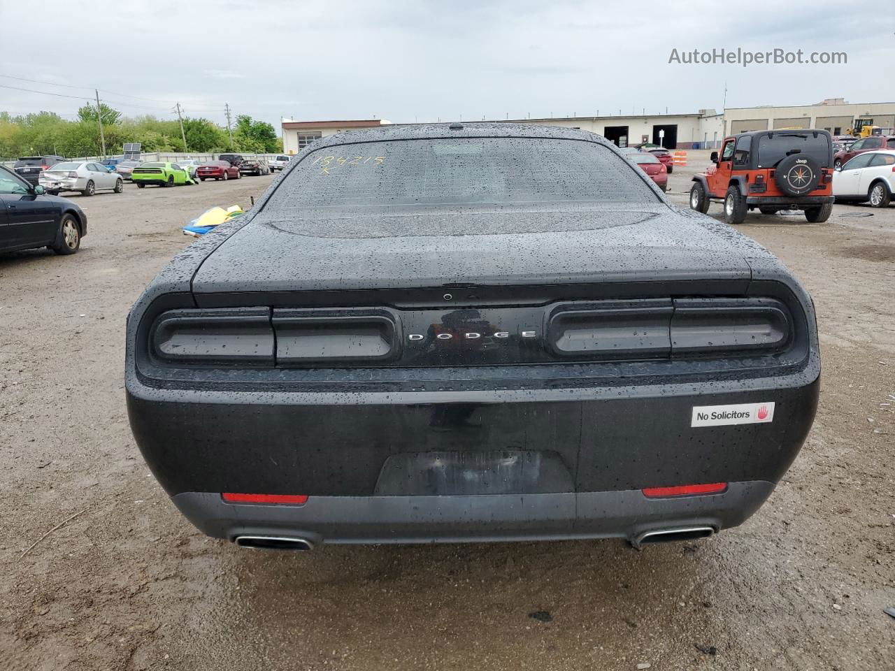 2016 Dodge Challenger Sxt Черный vin: 2C3CDZAG1GH184215