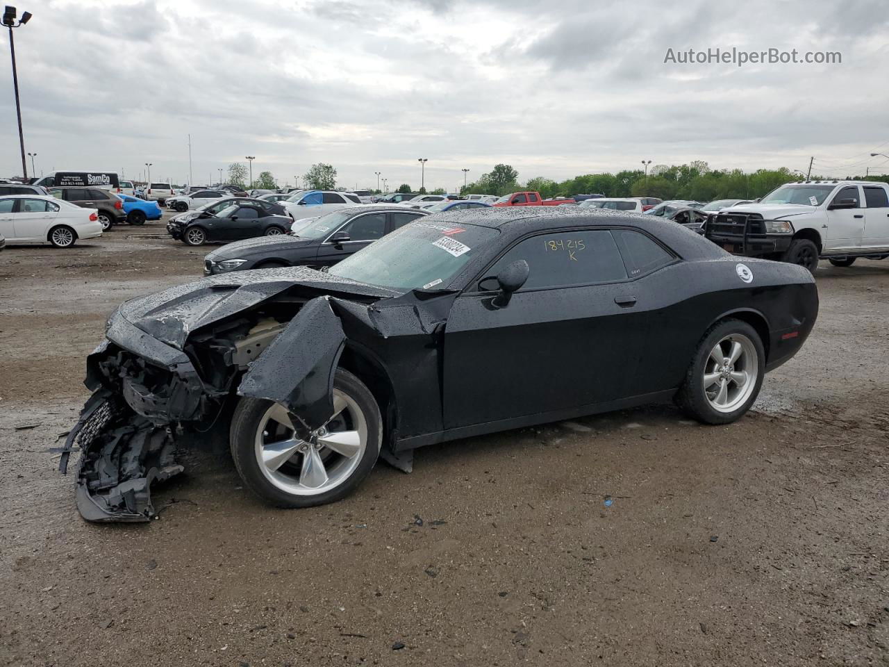 2016 Dodge Challenger Sxt Черный vin: 2C3CDZAG1GH184215