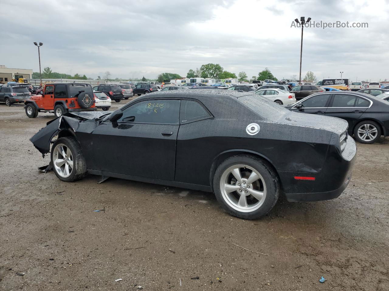 2016 Dodge Challenger Sxt Черный vin: 2C3CDZAG1GH184215