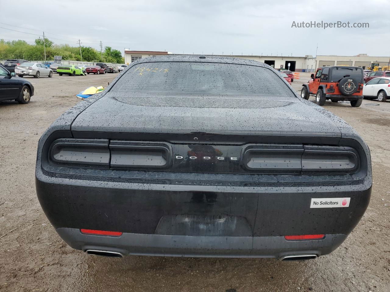 2016 Dodge Challenger Sxt Черный vin: 2C3CDZAG1GH184215