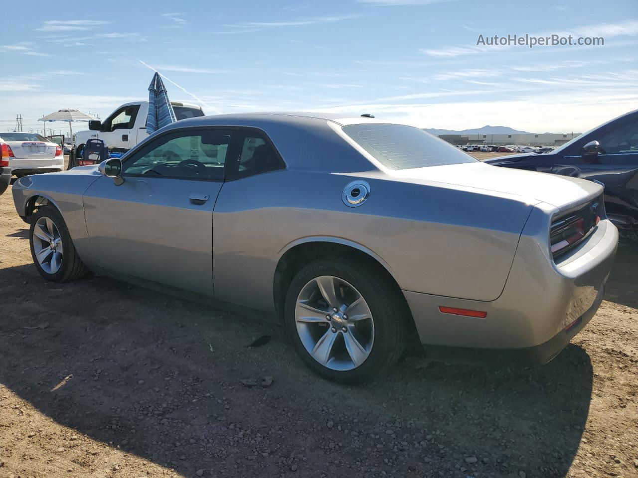 2016 Dodge Challenger Sxt Silver vin: 2C3CDZAG1GH213793