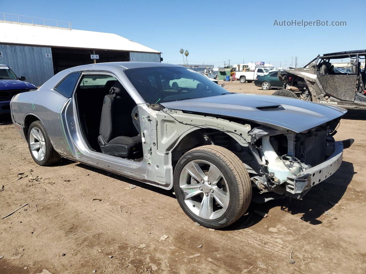 2016 Dodge Challenger Sxt Silver vin: 2C3CDZAG1GH213793