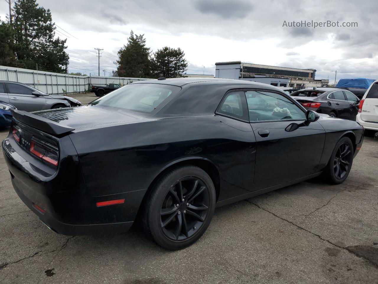 2016 Dodge Challenger Sxt Black vin: 2C3CDZAG1GH279714