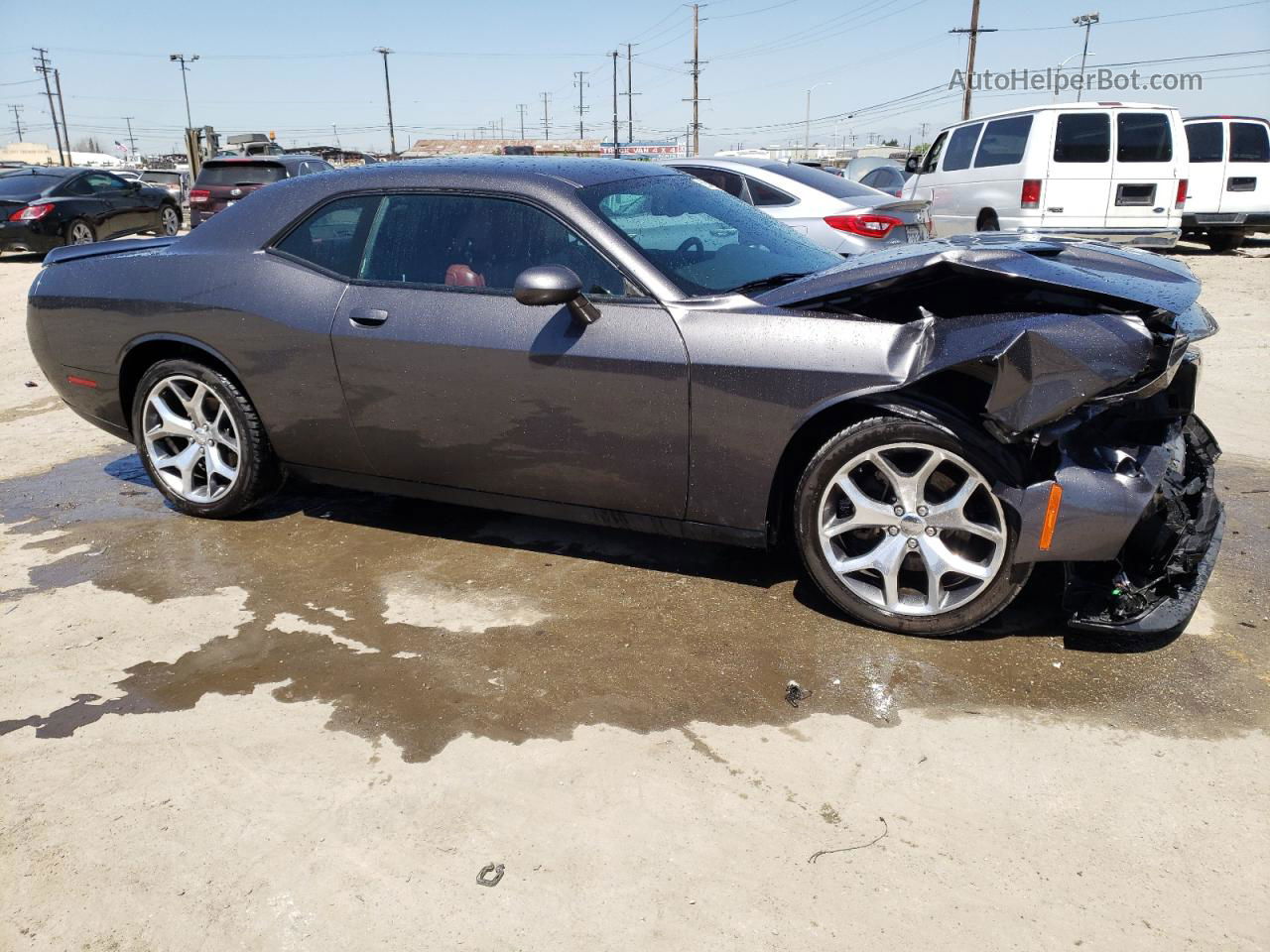 2016 Dodge Challenger Sxt Серый vin: 2C3CDZAG1GH301310