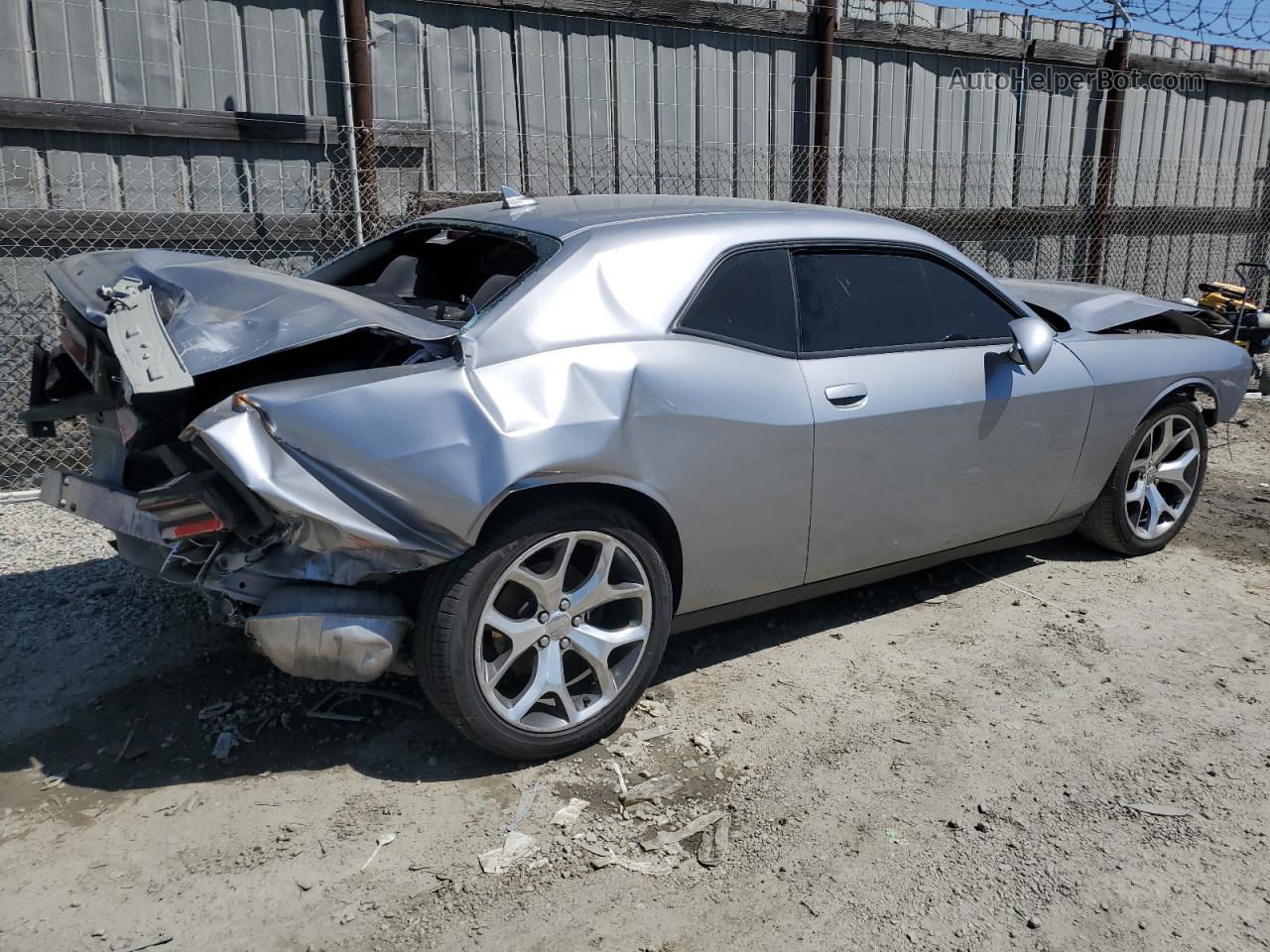 2016 Dodge Challenger Sxt Silver vin: 2C3CDZAG1GH316275