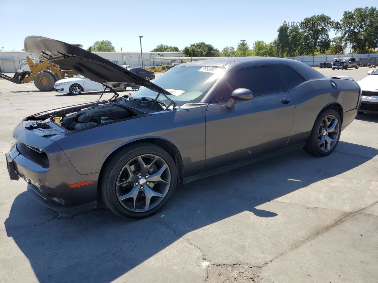 2016 Dodge Challenger Sxt Gray vin: 2C3CDZAG1GH329687