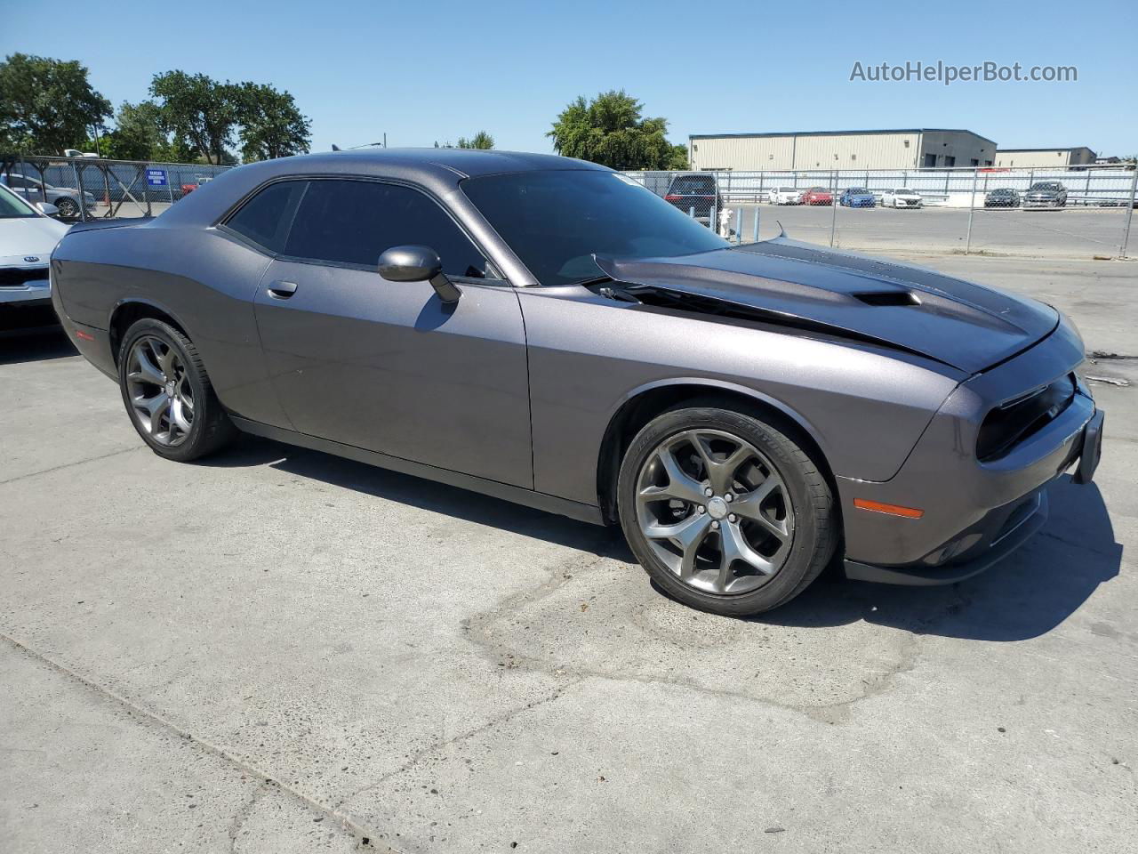 2016 Dodge Challenger Sxt Gray vin: 2C3CDZAG1GH329687